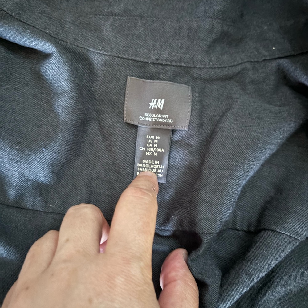 Shirt H&M Dark Gray